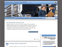Tablet Screenshot of logistik.pr-gateway.de